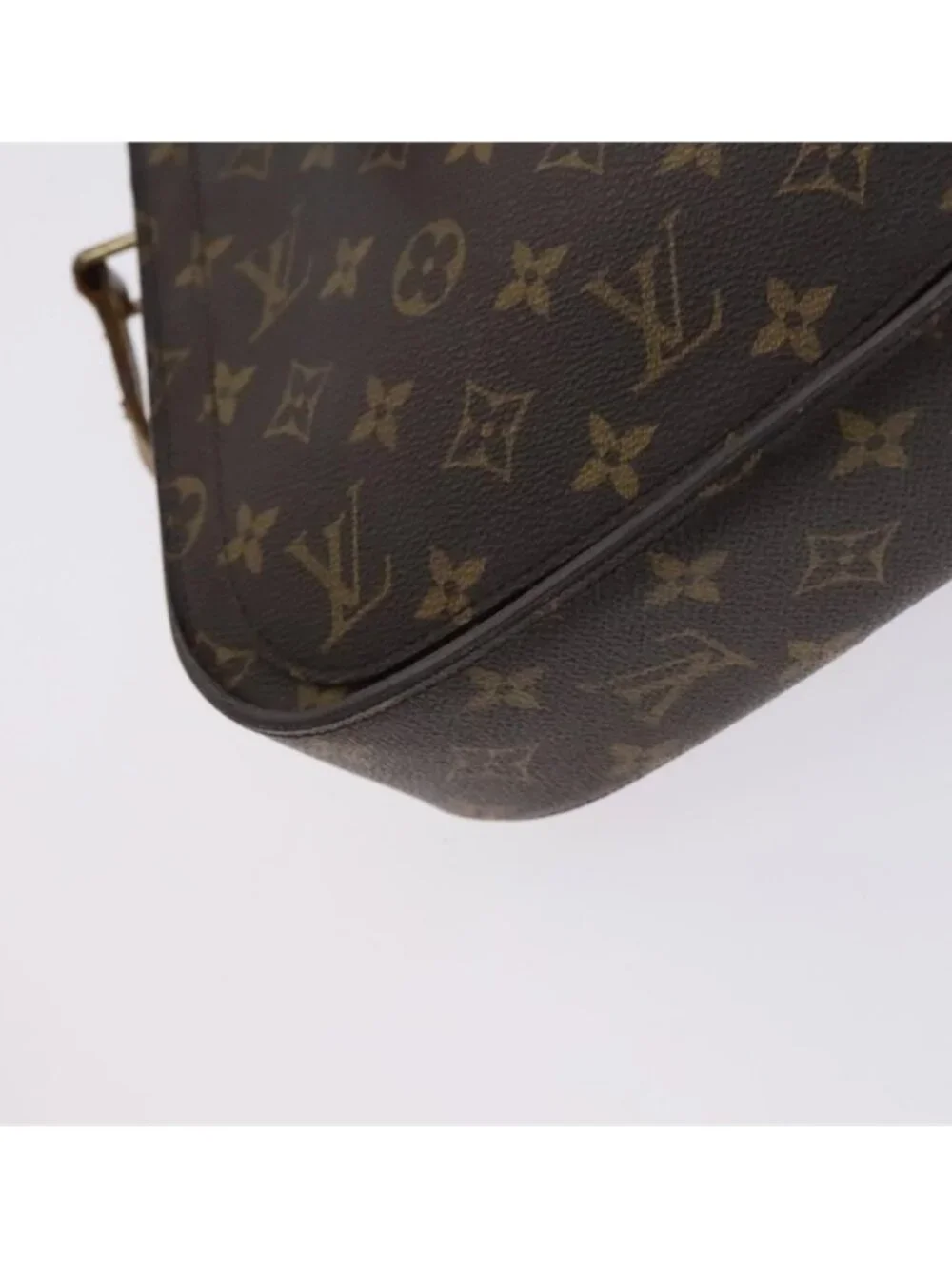 Authentic LOUIS VUITTON Monogram Saint Cloud GM Shoulder Bag M51242 LV